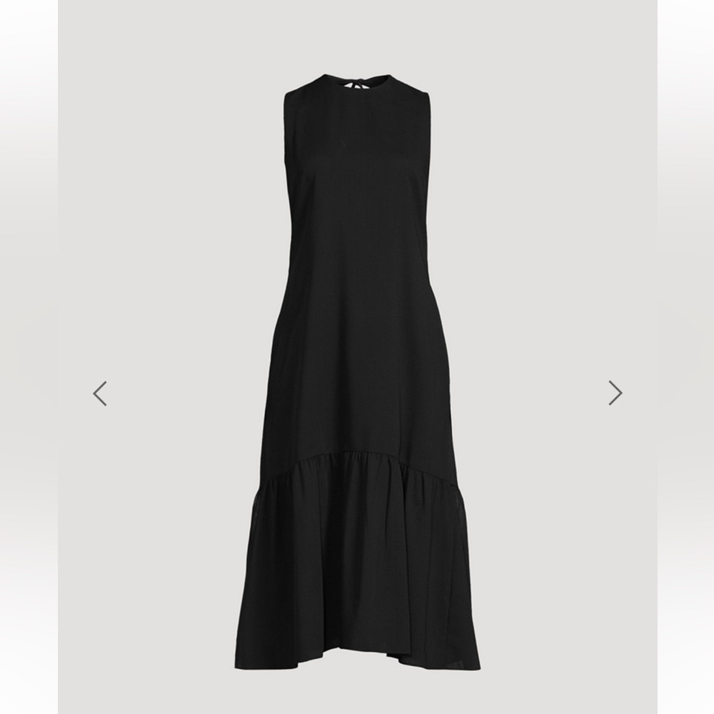 THEORY
Tiered Midi Dress Black